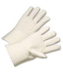 GLOVE COTTON CANVAS 8 OZ;GAUNTLET CUFF MENS - Latex, Supported